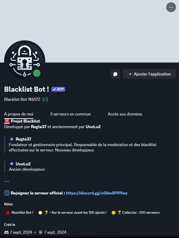 Illustration Blacklist Bot